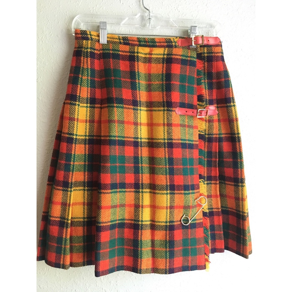 Vintage 60’s Tartan Plaid Skirt